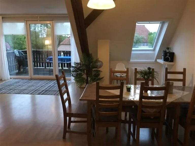 Hof Schlünzen Ferienwohnung Futterdiele Heuboden