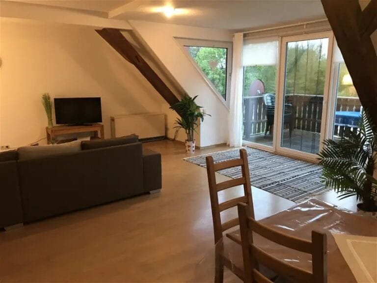 Hof Schlünzen Ferienwohnung Futterdiele Heuboden