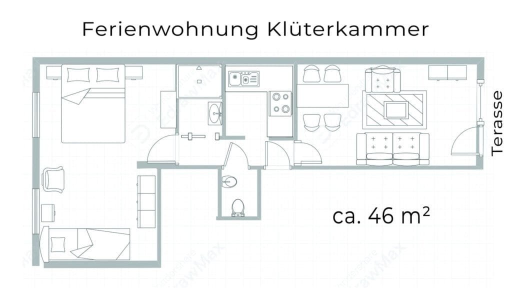 Grundriss Klüterkammer