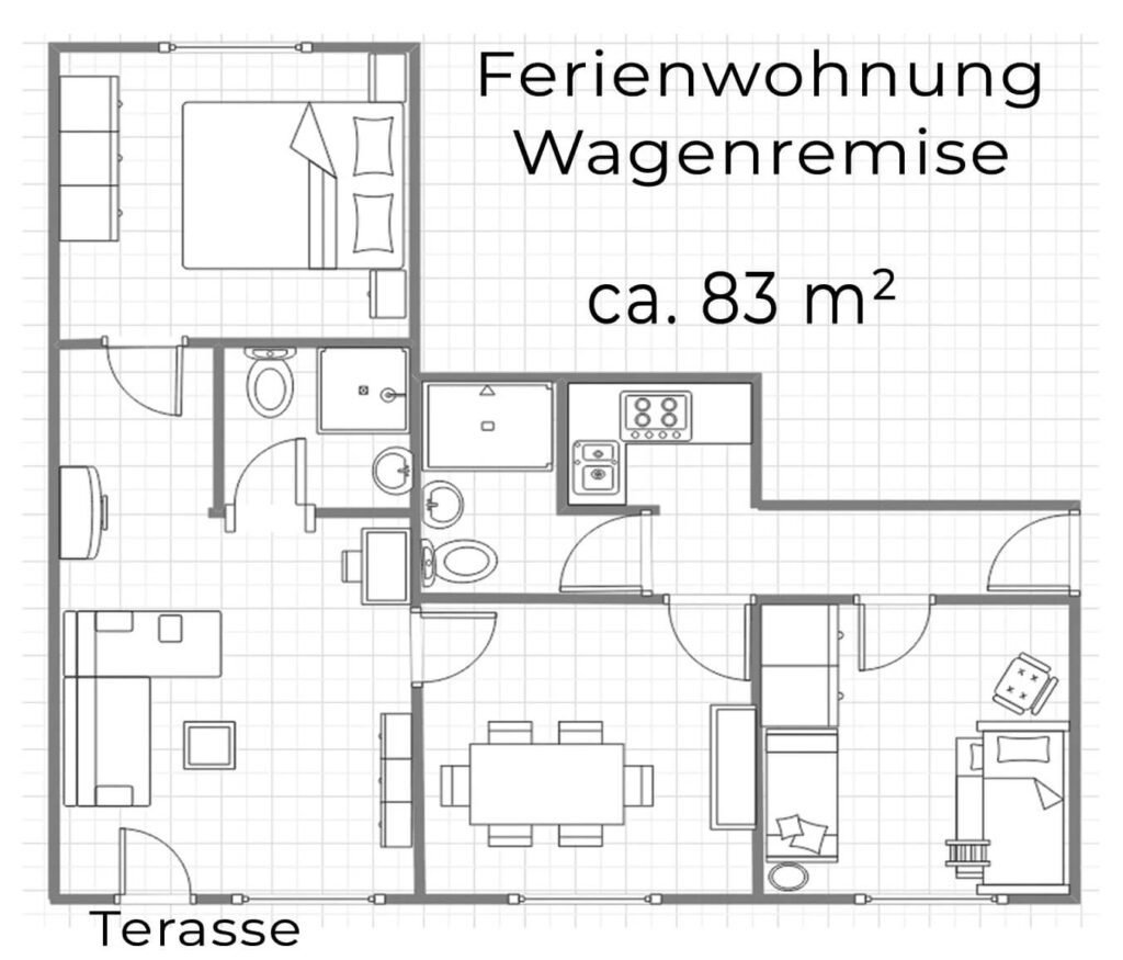 Grundriss Wagenremise